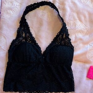 Aerie XS Elegant Black Lace Bralette